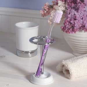 interDesign York 歯ブラシスタンド ホワイト 69200