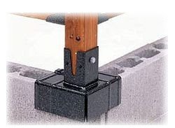 アイリスオーヤマ ラティスポスト固定金具ブロックコーナー用