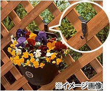 アイリスオーヤマ 木製コーナースクリーンスリム ブラウン ND-120