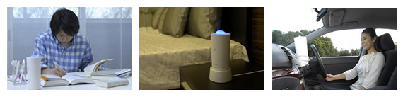 SANYO いつでも、どこでもきれいな空気を! ポータブル 空間 清浄器 eneloop air fresher (マシュマロホワイト) CAF-VW10TG(W)