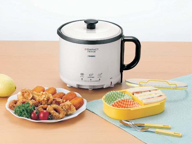 TWINBIRD コンパクトフライヤー パールホワイト EP-4694PW