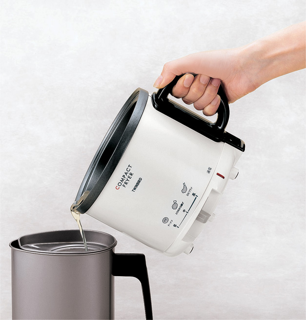 TWINBIRD コンパクトフライヤー パールホワイト EP-4694PW