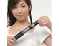 Panasonic イオニティ マイナスイオン スチームアイロン カール26&ストレート 黒 EH1516P-K