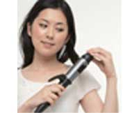 Panasonic イオニティ マイナスイオン スチームアイロン カール35&ストレート 黒 EH1517P-K