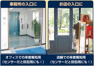 ELPA ワイヤレスチャイム 受信機+ドア用送信器セット EWS-1002