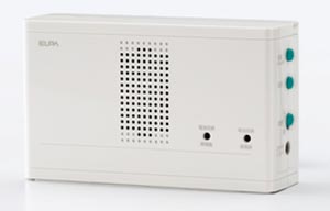 ELPA ワイヤレスチャイム 受信機+ドア用送信器セット EWS-1002