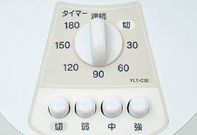山善(YAMAZEN) 30cmリビング扇風機(押しボタンスイッチ)タイマー付 ホワイトベージュ YLT-C30(WC)