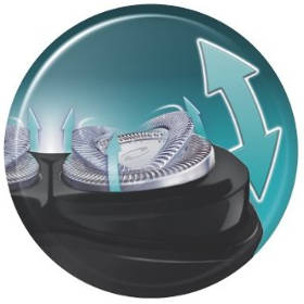 乾電池式シェーバー ブラックシルバー HQ904