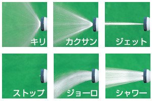 アイリスオーヤマ 水量調整マルチアクアガン グレー/ブルー