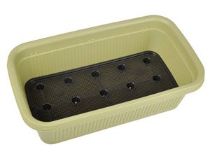 アイリスオーヤマ ベジタブルプランター浅型 ベジタブルグリーン 600