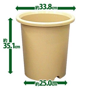 アイリスオーヤマ ベジタブルポット深型 ベジタブルブラウン 10号