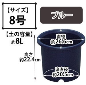 ディーポット ブルー 8号