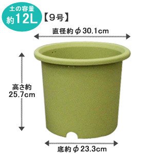 アイリスオーヤマ ベジタブルポット ベジタブルグリーン 9号