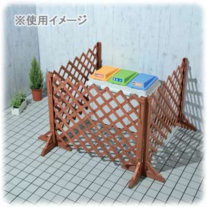 アイリスオーヤマ ジョイント伸縮パーテーション ブラウン JSP-100