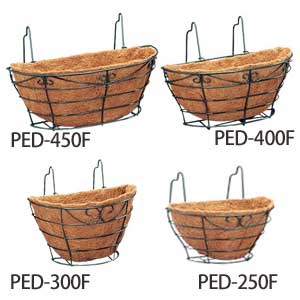 アイリスオーヤマ パームワイヤーバスケット深型フックタイプ グリーン PED-300F