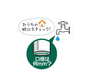 耐圧糸入り カットホース ガン・口金付スリム 5m (12φ) ライトブルー