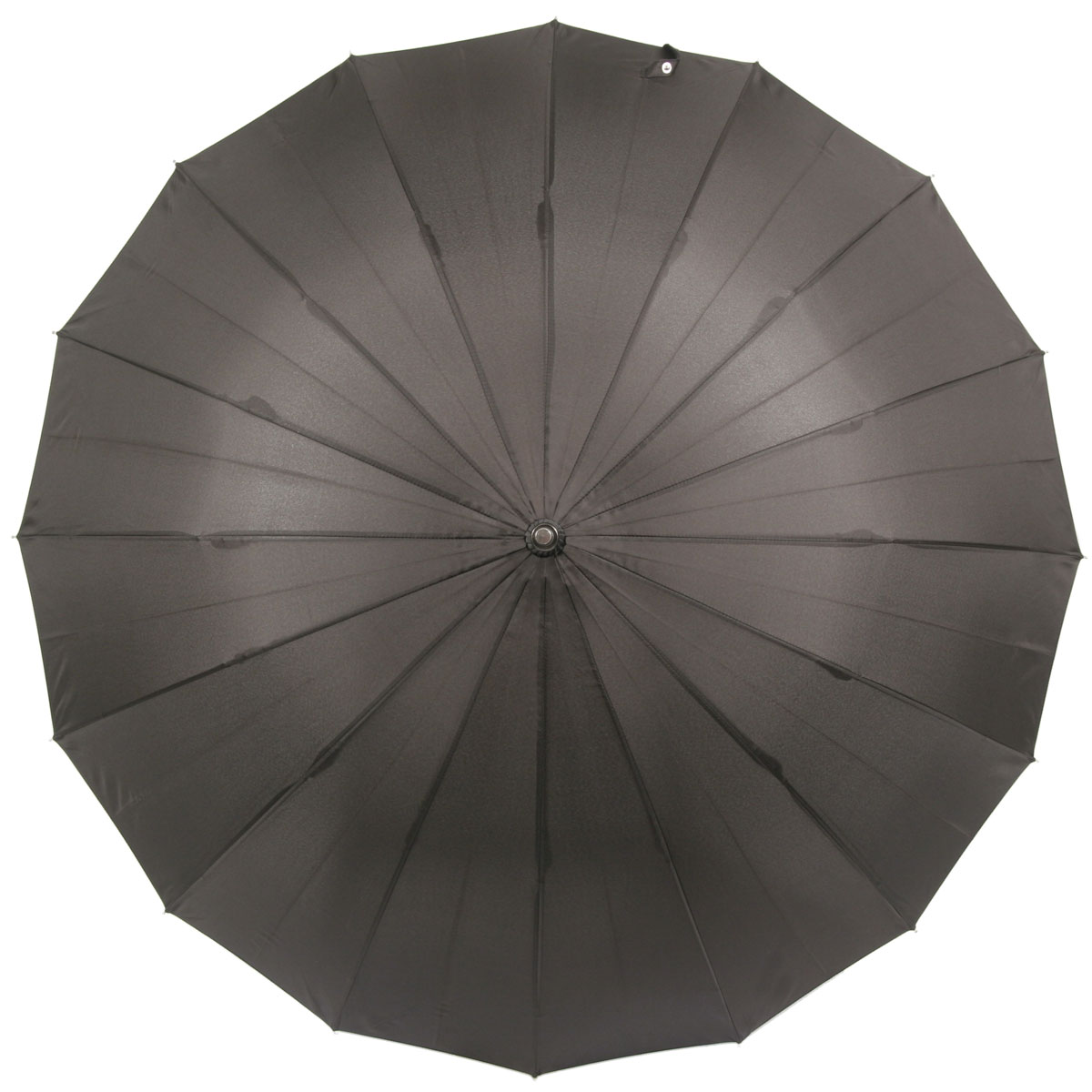 煌(kirameki) 16本骨傘 高強度グラスファイバー仕様 PUレザーハンドル チャコール (スミ黒) リングタッセル付 a06769 ＜34131＞