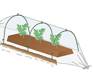 アイリスオーヤマ ベジタブルトンネルセットビニールシートタイプ グリーン VT-50V
