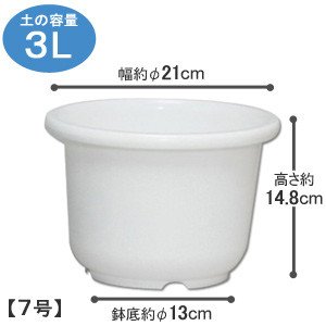 アイリスオーヤマ SE中鉢 白 7号