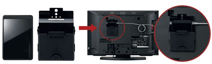テレビに簡単設置・簡単設定