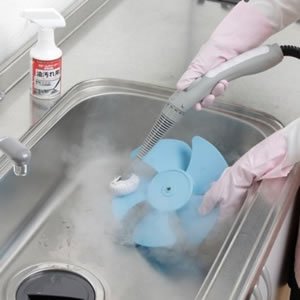 アイリスオーヤマ スチームクリーナー換気扇セットSTMP-001