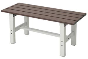 山善(YAMAZEN) ガーデンマスター アルミ縁台(幅90) ABF-90(BR) ブラウン