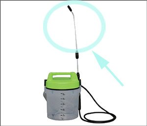 噴霧器のアルミノズルAN