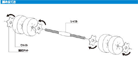スマイル(SMILE) ウォーターダンベル1.5~7.5kg (2個セット)SE1207