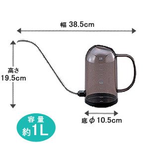 アイリスオーヤマ アイリス肥料さし 透明ブラウン HS-1000