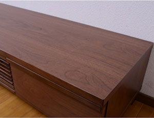 日本製(大川) 天然木ウォールナット材使用 90幅AVボード 2310