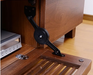 日本製(大川) 天然木ウォールナット材使用 90幅AVボード 2310