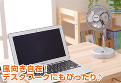 山善(YAMAZEN) 10cmマグネット付ミニファン(フレキシブルスタンド式) YMF-103F(S) シルバー