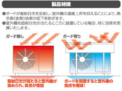 山善(YAMAZEN) エアコン室外機用アルミエアコンガード(ひさし付き) WAAG-8360
