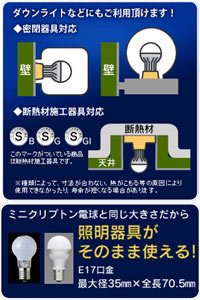アイリスオーヤマ LED電球 小形 広配光 昼白色 230lm LDA4N-G-E17-V1