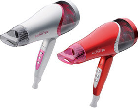 KOIZUMI BACKSTAGE MONSTER【大風量 マイナスイオン】ダブルファンドライヤー KCD-W700/R