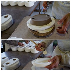 美濃焼特殊陶器ティッシュセラミックス 水吸収ソープディッシュ