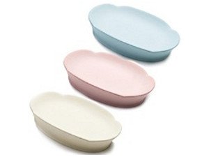 美濃焼特殊陶器ティッシュセラミックス 水吸収ソープディッシュ