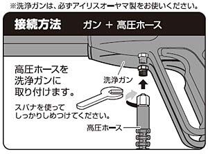 アイリスオーヤマ 高圧洗浄機 高圧ホース 5m FHP-KH5