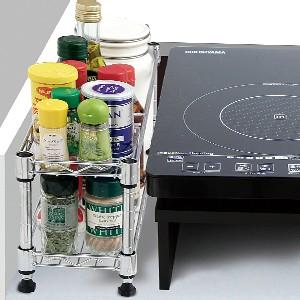アイリスオーヤマ IHクッキングヒーター用 収納メタルラック MIH-1502