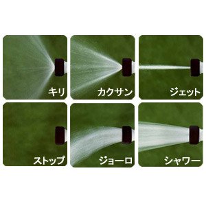 アイリスオーヤマ 水量調整マルチアクアガン グレー/ダークブルー AGRM-600F