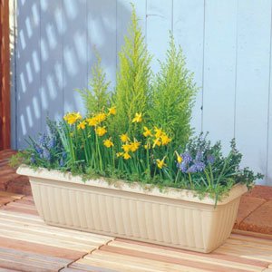 アイリスオーヤマ レリーフプランター ウォームベージュ 700