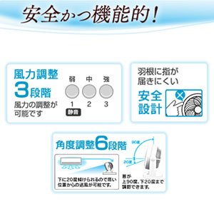 アイリスオーヤマ小型サーキュレーター 首振りタイプ ホワイト/ピンク CFA-152-W/P