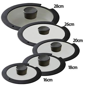 Amazon Co Jp アイリスオーヤマ フライパン ガラス蓋 ふた ダイヤモンドコートパン 16cm ブラック H Is Gl16 ホーム キッチン