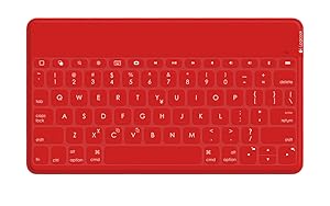 Logicool Keys to go ウルトラポータブルキーボード 防水　for iPad red