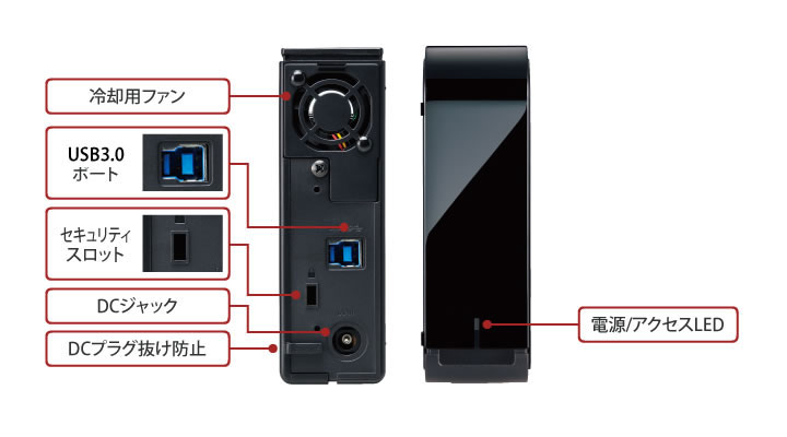 Amazon | BUFFALO ターボPC EX2 暗号化 USB3.0用 外付けHDD 2TB HD-LX2 