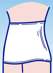 ポリウレタン素材がぴったりフィットします