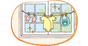 せっけんの香りが部屋干しのニオイの増殖を抑えます