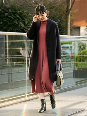 コーディネートのご紹介 KBF(ケービーエフ) KBF+ ノーカラーコクーン