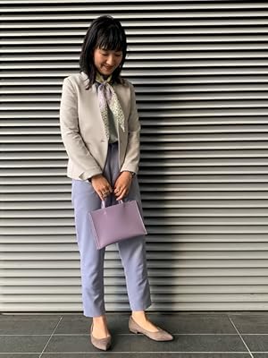 コーディネートのご紹介 United Arrows Green Label Relaxing ユナイテッドアローズ グリーンレーベル リラクシング Fm ブライドカルゼ テーパード パンツ Amazon Co Jp