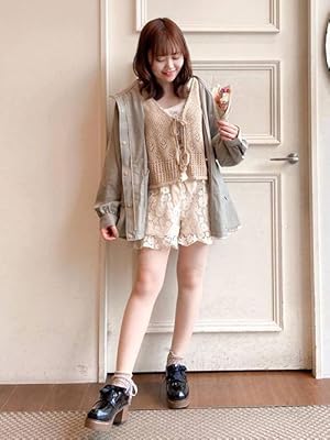 コーディネートのご紹介 Majestic Legon マジェスティックレゴン コットンレースショートパンツ Amazon Co Jp